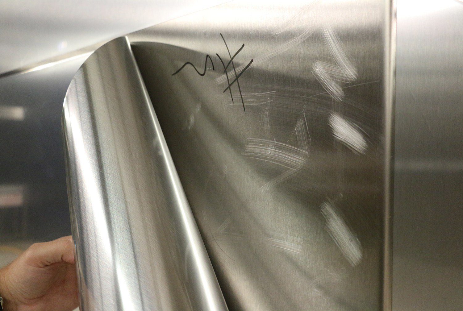 metal surface film elevator st louis
